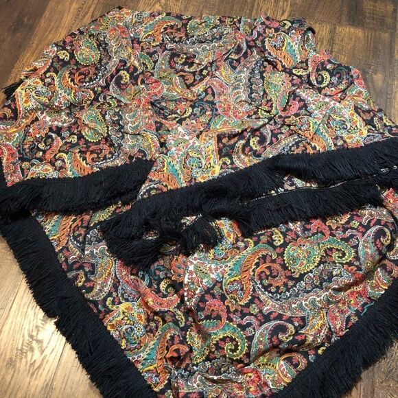 Large multicolor scarf/wrap/cover-up - Picture 9 of 9